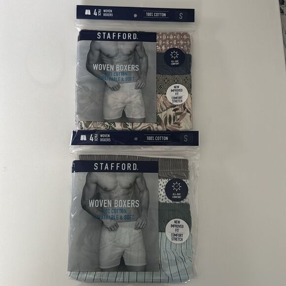 Stafford Boxers Mens Small 8 Pack - Picture 1 of 2